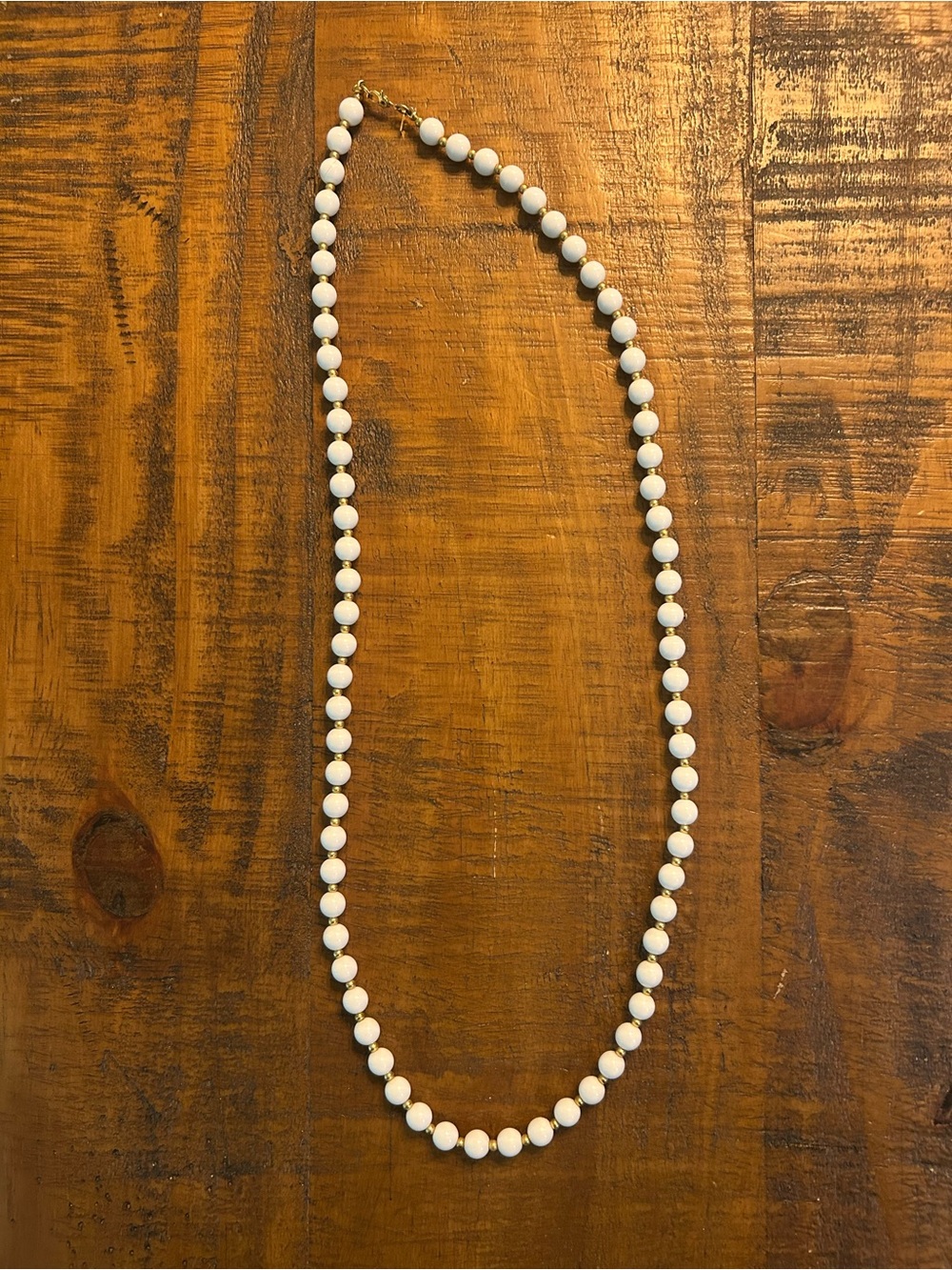 Classic White Beaded Necklace - Women Jewelry